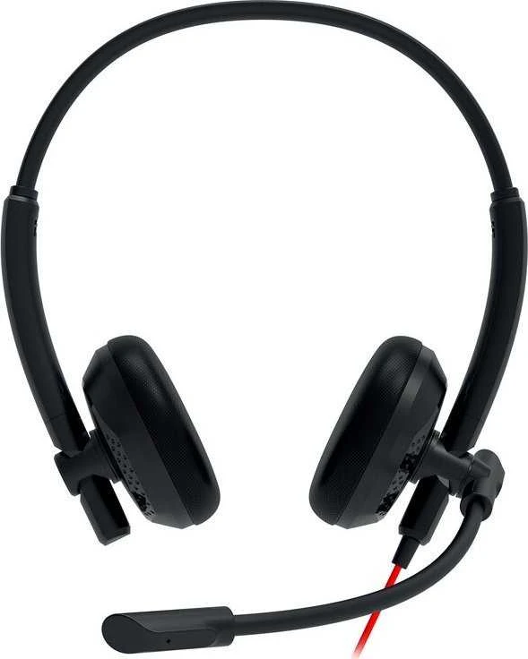 CANYON PC ausinės HS-07 PC Mic 3.5/USB Flat 2.8m Juodas