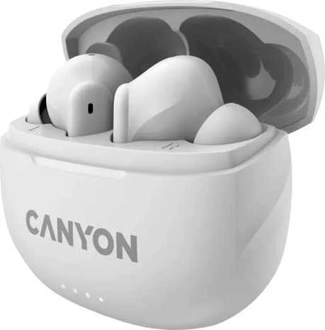 Belaidės ausinės Canyon TWS-8 ENC, Baltos spalvos