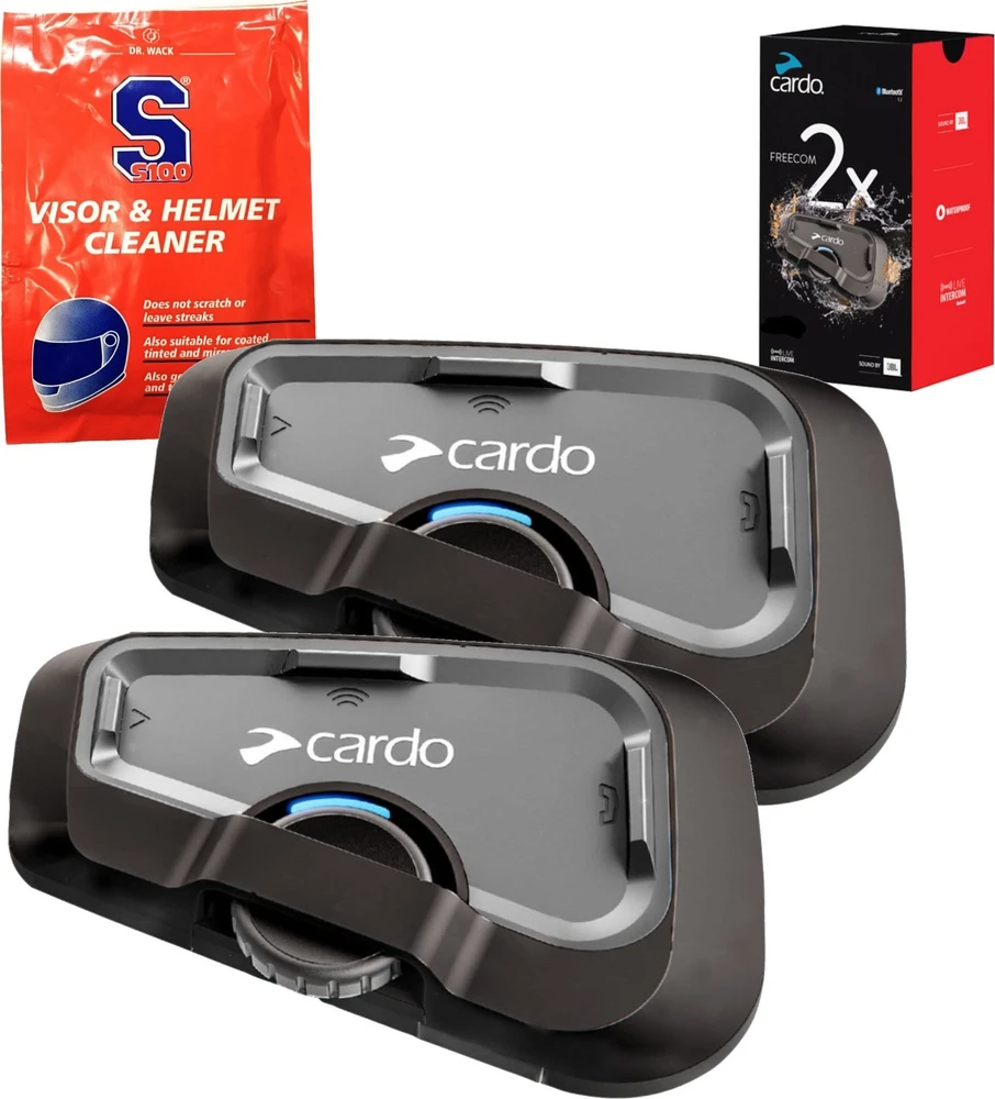 Šalmo pasikalbėjimo įranga Cardo Freecom 2x Duo (2 įrenginiai)