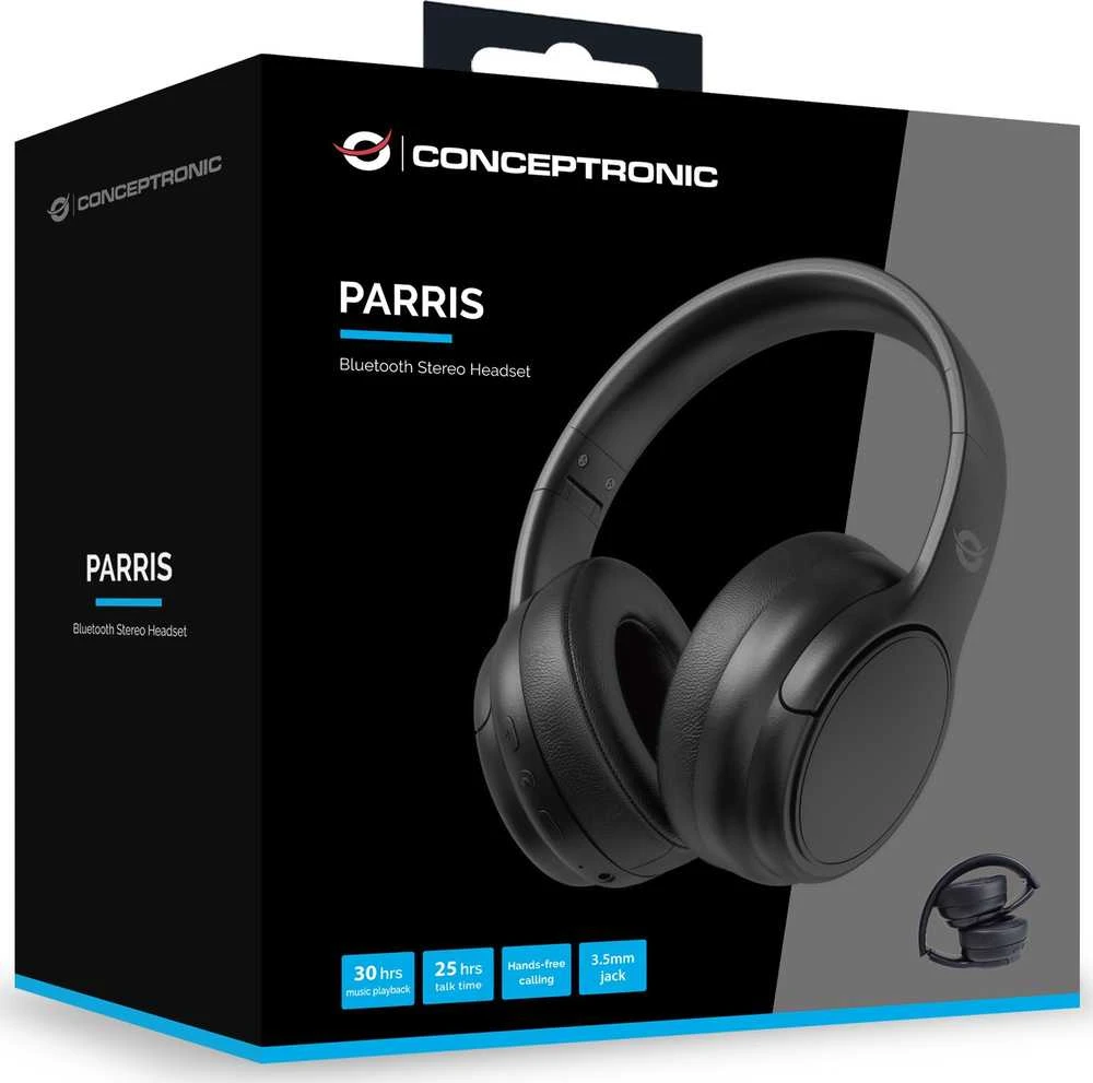 Conceptronic Parris bevielės ausinės su dėže