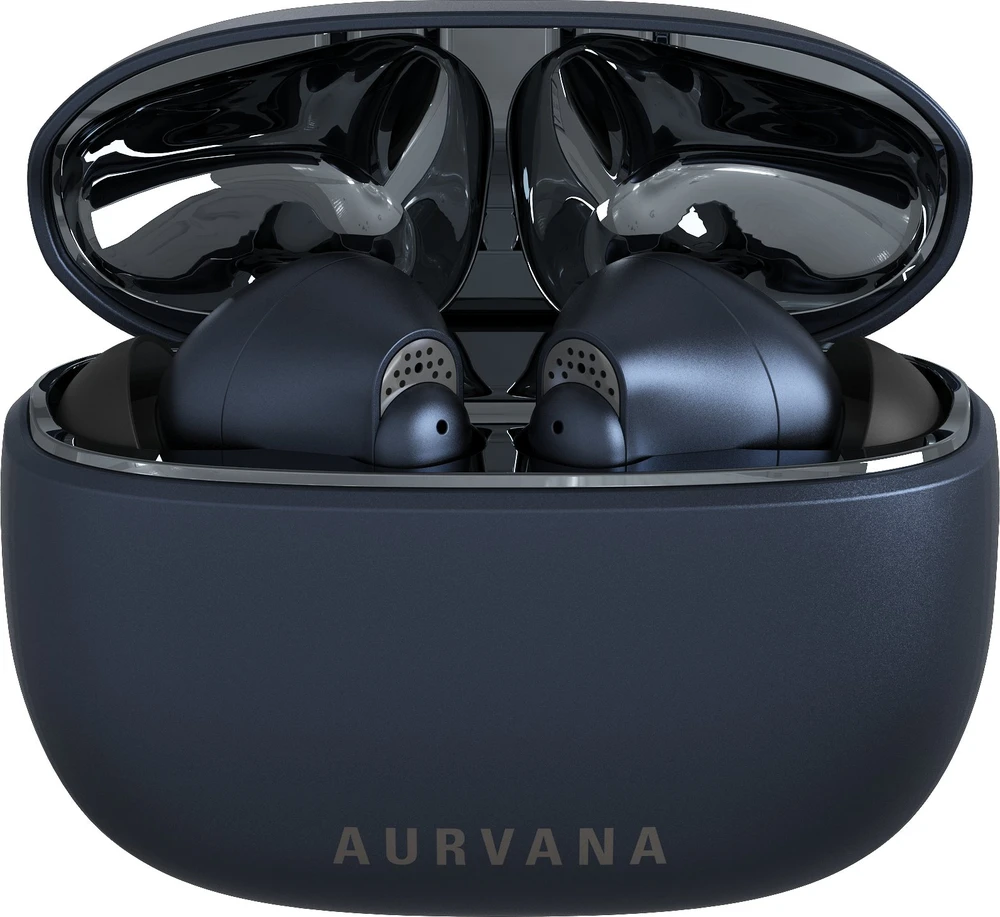 Creative Aurvana Ace Mimi Bluetooth 5.3 ANC belaidės ausinės mėlynos spalvos