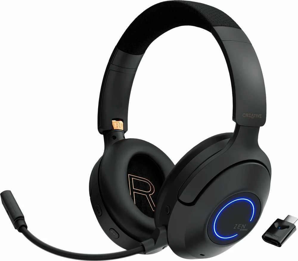 Creative Zen Hybrid Pro ausinės su mikrofonu ir adapteriu