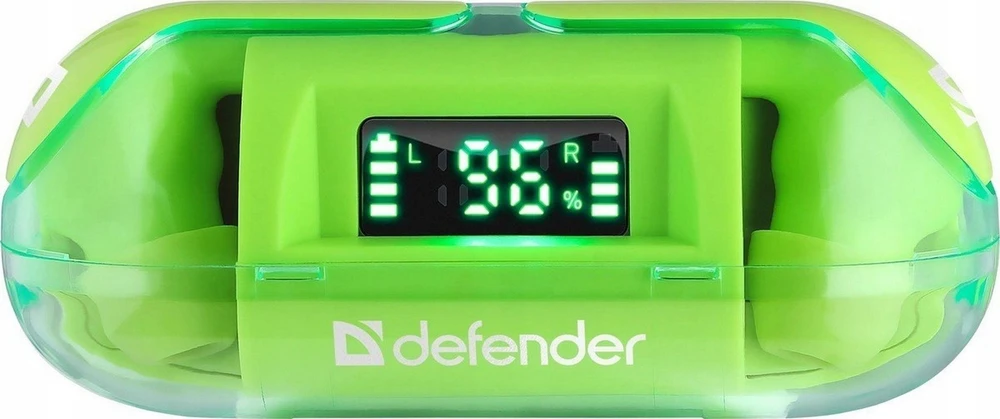Defender Bluetooth ausinės TWINS 916 Žalias