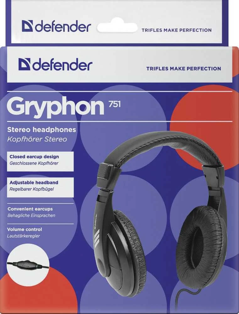 Defender Gryphon 751 ausinės originalioje pakuotėje