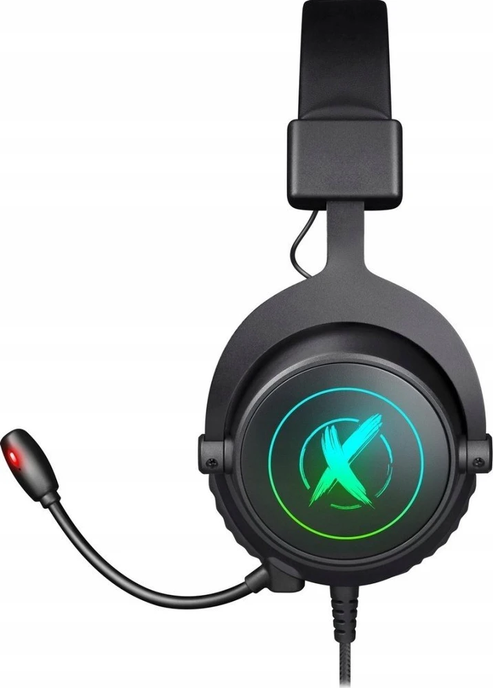 Ausinės Defender EPIC PRO 7.1 VIRTUAL SOUND podświetlane Gaming USB RGB (64420)