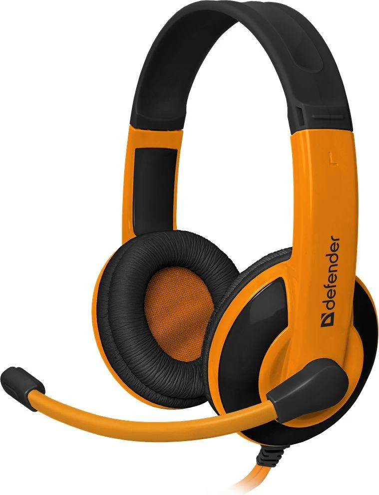 Ausinės Defender Warhead G-120 Juodai-Oranžinė