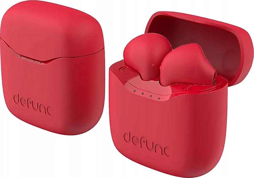 Defunc True Lite Earbuds belaidės ausinės, Raudonos