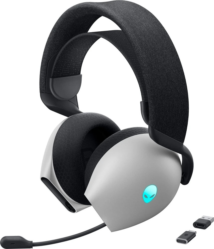 Ausinės Dell Ausinių rinkinys belaidis komplektas słuchawkowy žaidimams alienware su trzema trybami łączności aw725h