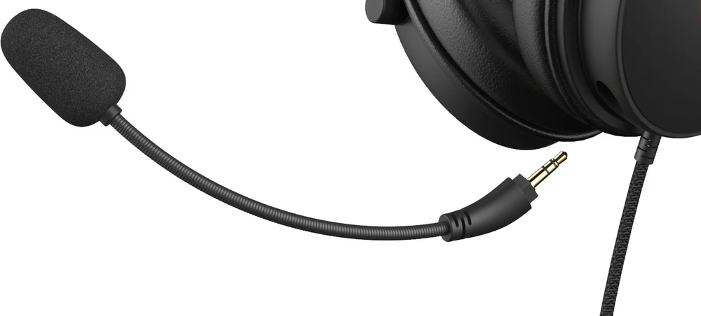 DH320 laidinės žaidimų ausinės DELTACO GAMING, iš odos, 3.5mm jungtis, garsumo ir nutildymo mikrofono valdikliai / GAM-190 / 4222403