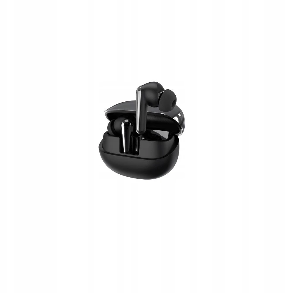 Devia „Bluetooth“ ausinės TWS Star E4 juodos spalvos su ANC