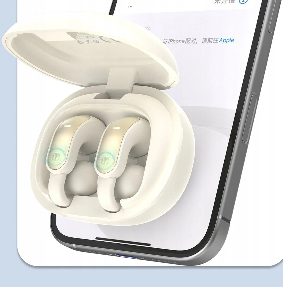 Dudao U20 Pro TWS Bluetooth belaidės ausinės – baltos spalvos