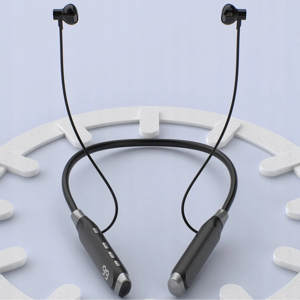 Dudao U5 Max Bluetooth Neckband belaidės ausinės – juodos spalvos