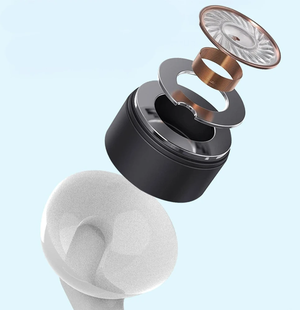 Dudao X3 Įstatomos į ausis ausinės, su laidu, 3.5mm minijack - baltas