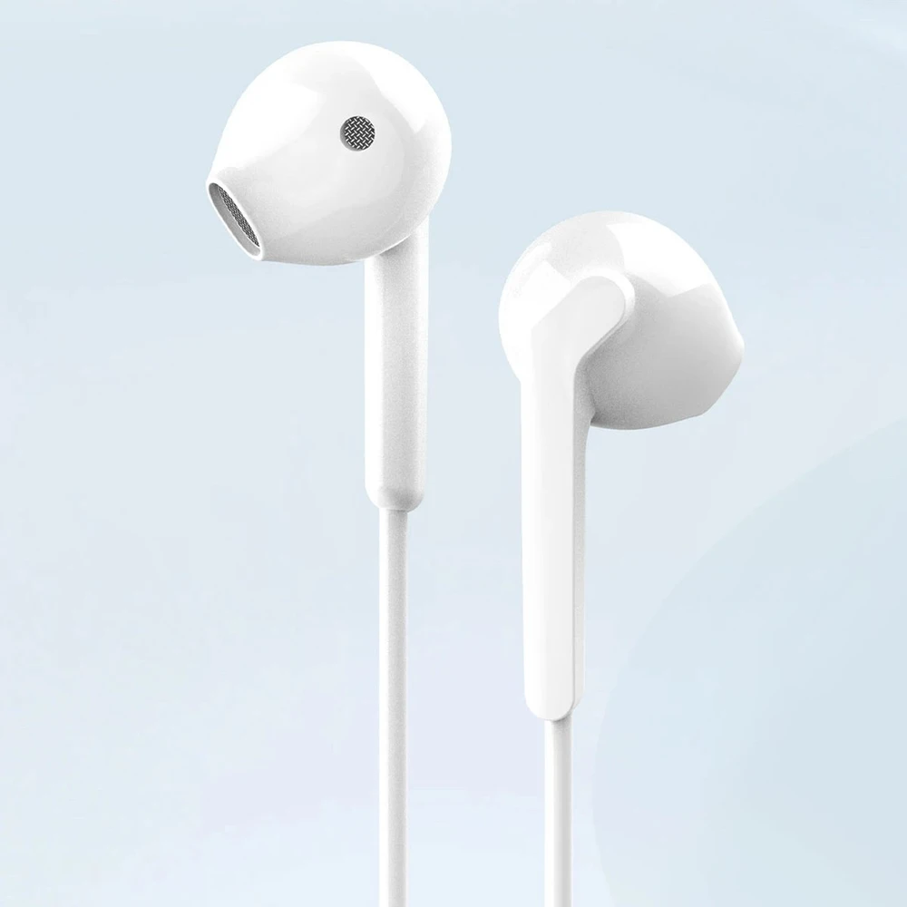 Dudao X3+ Įstatomos į ausis ausinės, su laidu, 3.5mm minijack - baltas