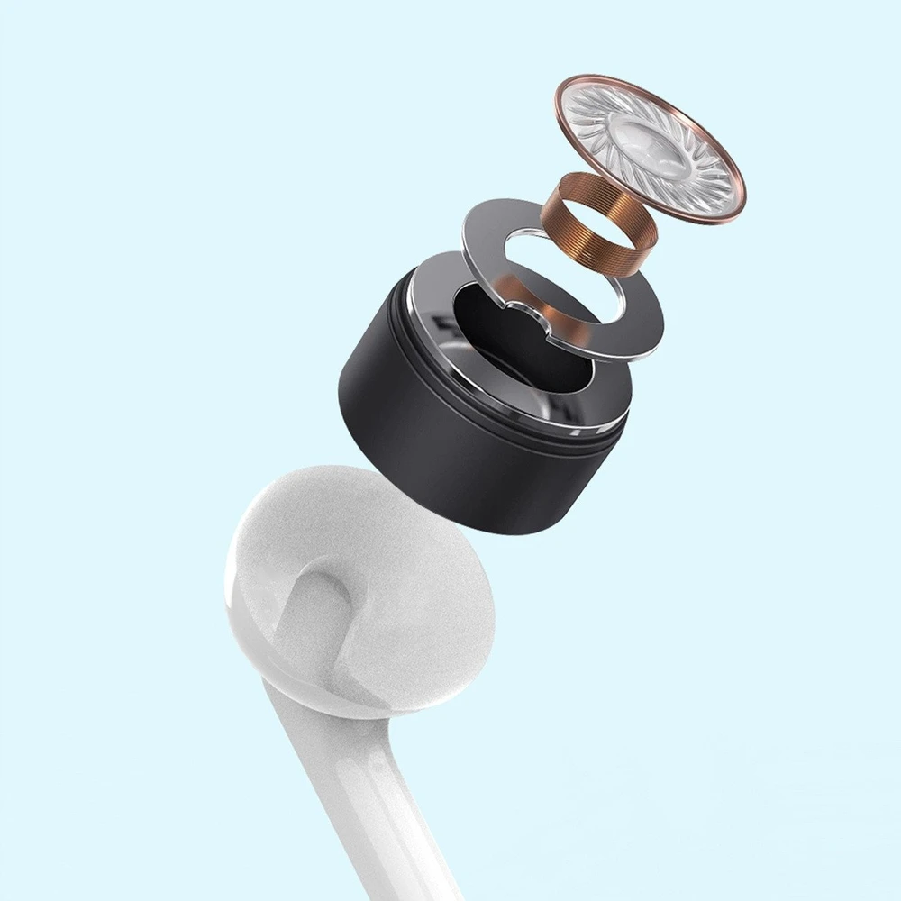 Dudao X3C į ausis įkišamos su laidu USB-C ausinės 1.2m - baltos spalvos