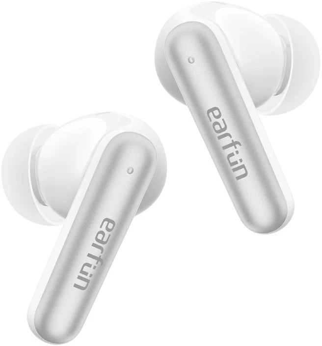 EarFun Air Pro 4i ausinės su sidabrinio atspalvio kojelėmis