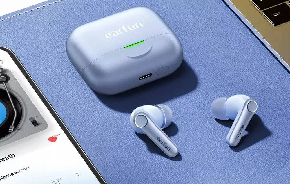 Ausinės EarFun Air Pro 4+ ANC Mėlyna