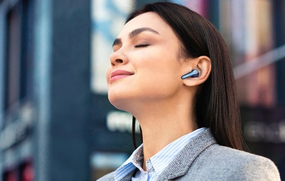 Ausinės TWS EarFun Air Pro 3 ANC - mėlynos