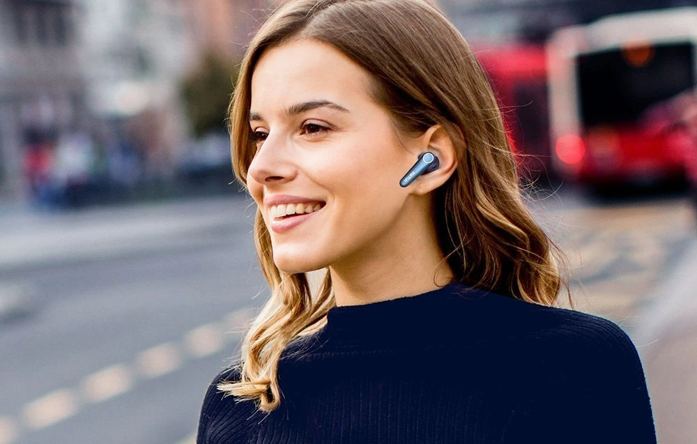 Ausinės TWS EarFun Air Pro 3 ANC - mėlynos