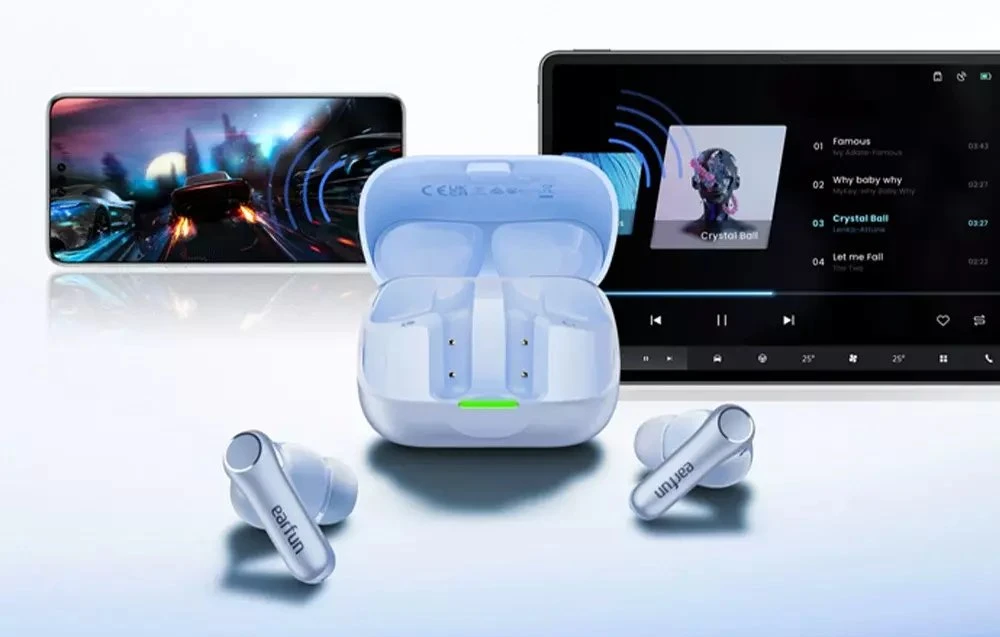 Ausinės EarFun Air Pro 4+ ANC Mėlyna