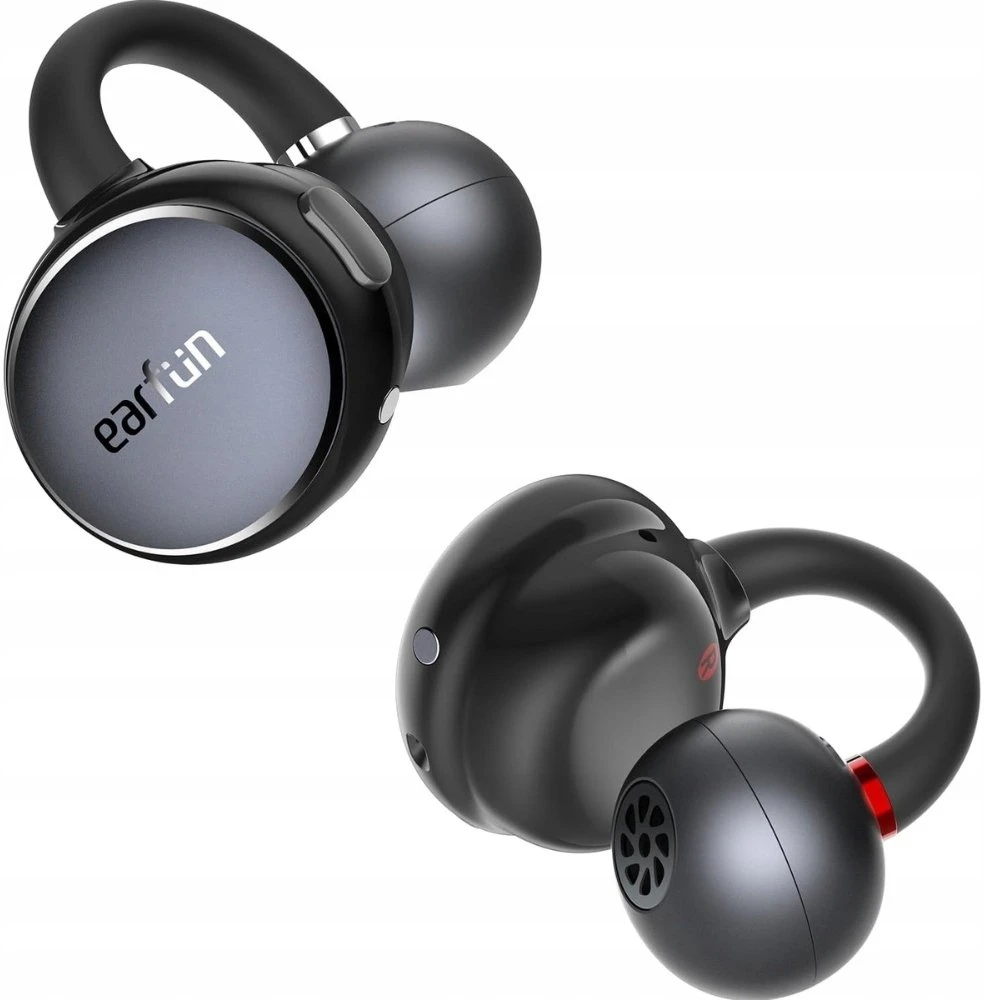 Ausinės EarFun Clip Juoda