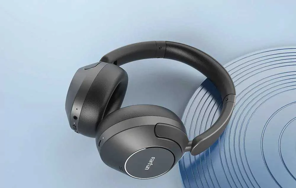 Belaidės ausinės EarFun WavePro - juodos