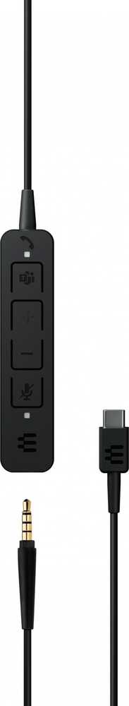 EPOS ADAPT 135 USB-C II Laidinės, vieno galo ausinės, 3,5 mm lizdas, USB-C jungtis, ant ausies, optimizuotas UC