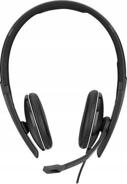 Inline Ausinės „EPOS SENNHEISER ADAPT 165 USB II“, dvipusės, su USB laidiniu adapteriu, 3,5 mm ir USB jungtimis.