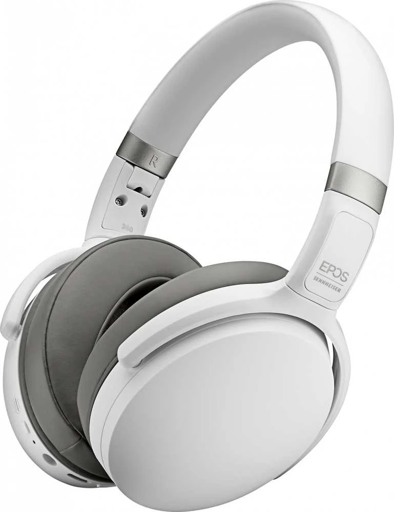 Sennheiser Epos Adapt 360 BT ANC stereofoninės ausinės, belaidės, Baltos spalvos