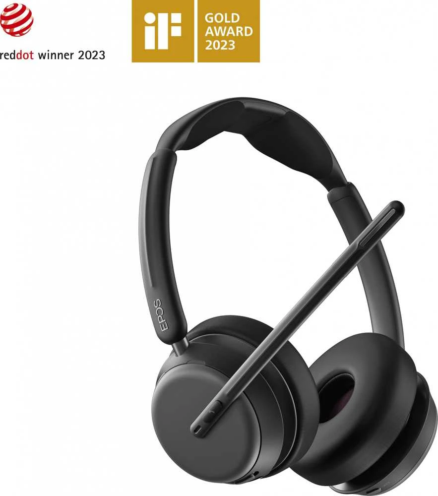 EPOS IMPACT 1061 ausinės su iF Gold Award 2023 ženklu