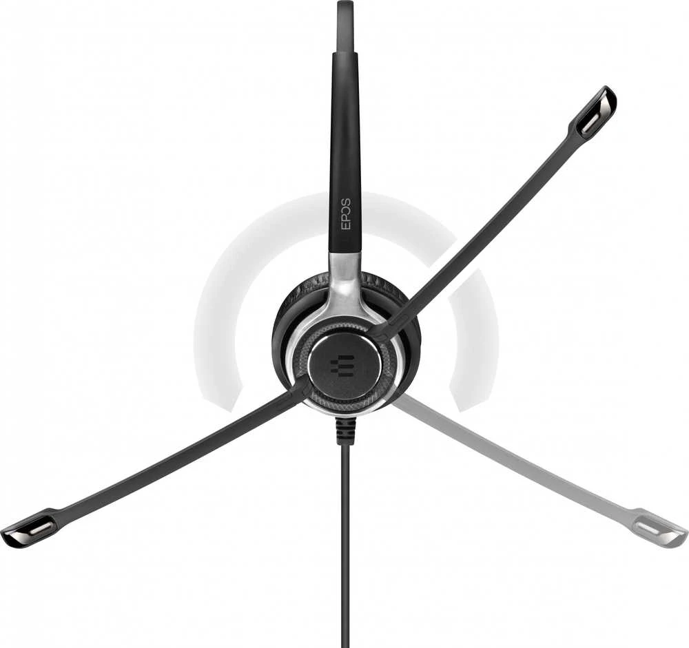 EPOS Sennheiser Ausinės Impact SC 635 USB-A 3,5mm USBA 3,5mm mono juodas sidabrinis (1000643)