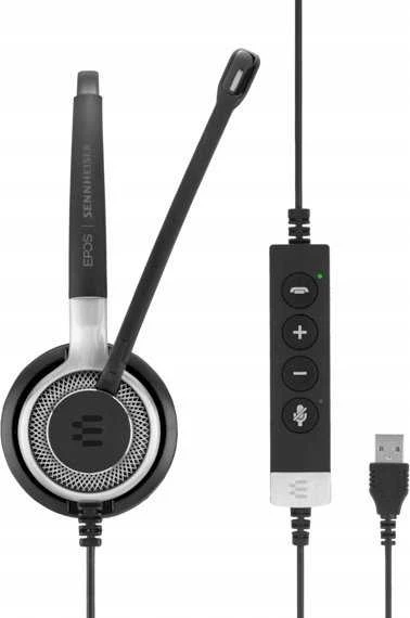 EPOS SENNHEISER SC 660 ANC USB LAIDINIS BINAURALUS Ausinės, USB IR IN-LINE SKAMBUČIŲ VALDYMAS MS