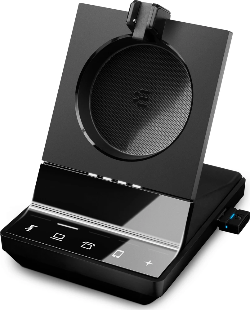 Ausinės Epos „IMPACT SDW 5016-MONAURAL 3-IN-1“ – DECT USB-A telefono adapteris, skirtas ES/JK/AUS