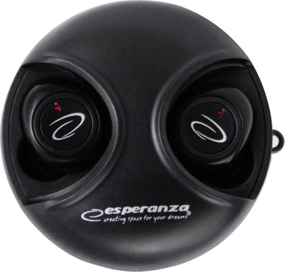 Belaidės Ausinės - Esperanza EH228K Bluetooth 5.0 į ausis įkišamos Micro-USB Juodos