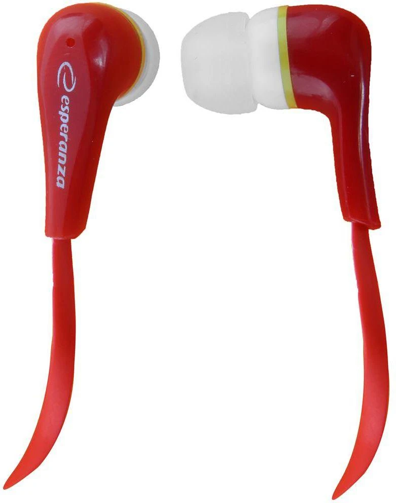 ESPERANZA EH146R LOLLIPOP - į ausis kišamos ausinės raudonos