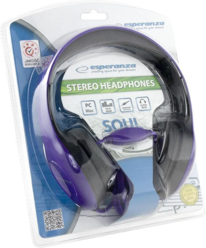 Ausinės Esperanza Soul EH138V Violetinė