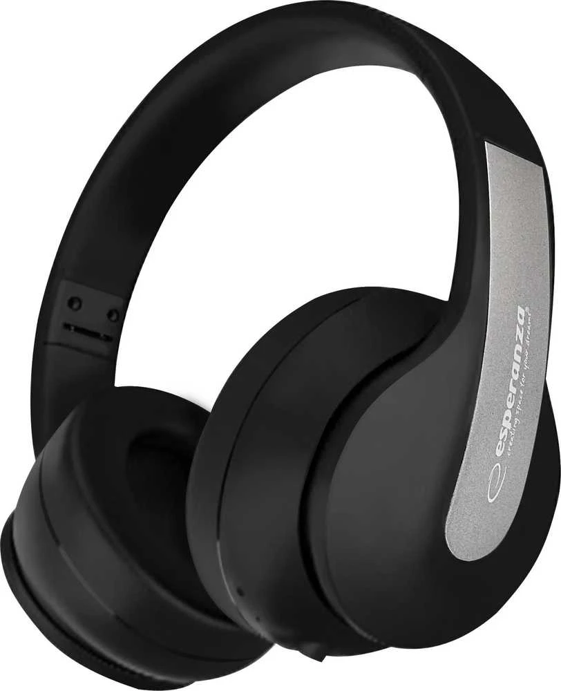 Bluetooth Ausinės - Esperanza EH240 Galvos Juosta Juoda