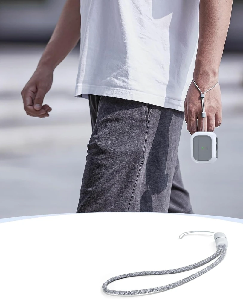 ESR Orbit HaloLock MagSafe dėklas, skirtas AirPods Pro 3 - baltas
