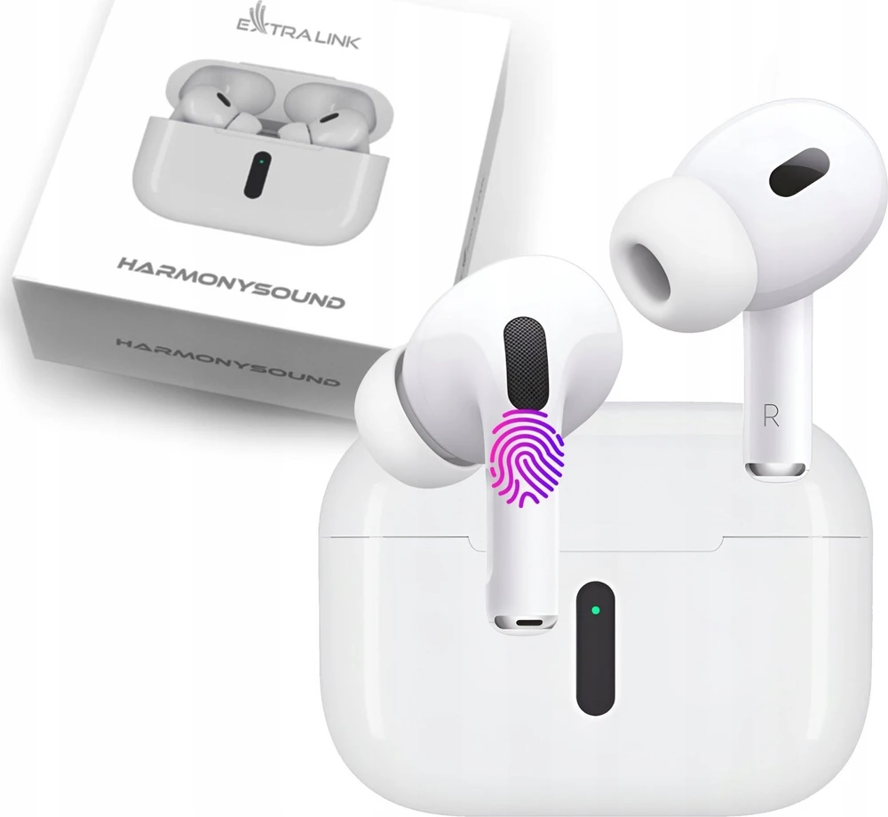 Extralink Lifestyle HarmonySound V1.0 | Belaidės ausinės Įstatomos į ausis (į ausis įkišamos tipo) ausinės | Bluetooth 5.3, IPX4