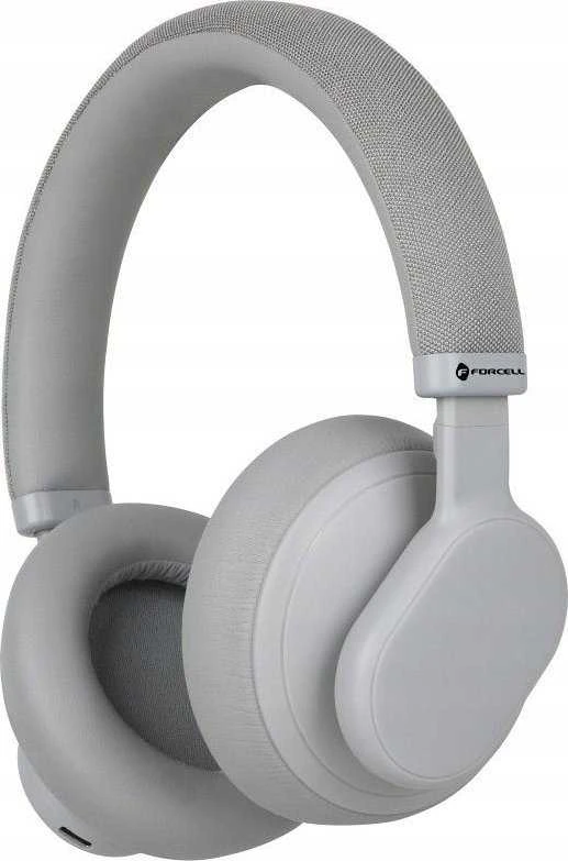 Belaidės ausinės Forcell F-Audio Touch Beat ANC pilkas