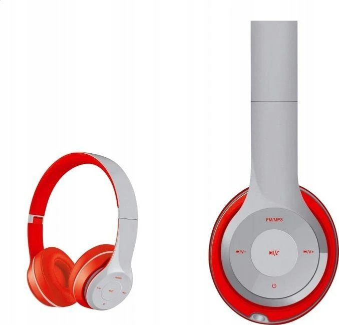 Ausinės Omega Belaidė laisvų rankų įranga FREESTYLE FH0915 Bluetooth 4.2 raudonos-pilkos spalvos