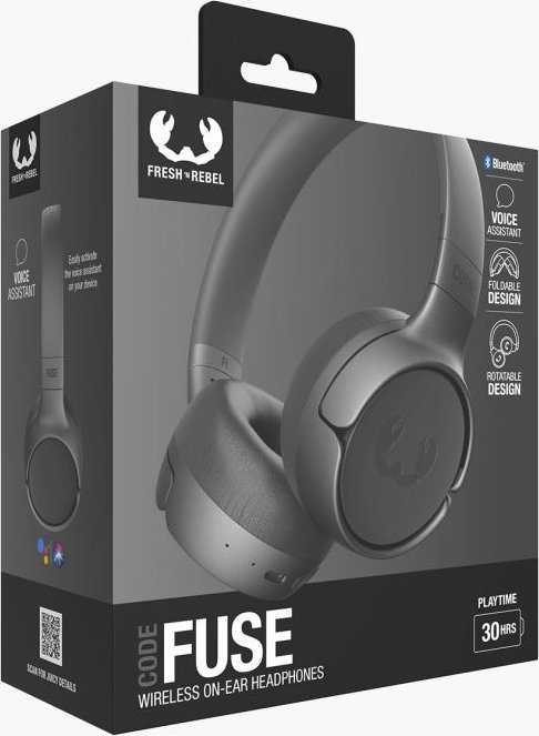 Ausinės Fresh 'n Rebel Code Fuse Storm Pilkas