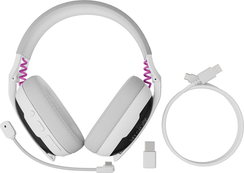 Fury | Ausinės Žaidimams | Fukiya F6 | Bluetooth | Over-Ear | Mikrofonas | Baltas | Belaidės