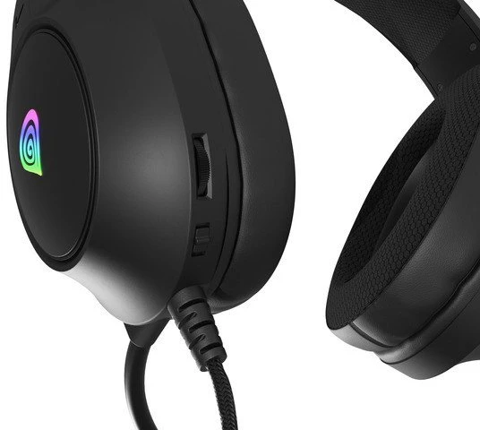 Genesis Ausinės Žaidimams | Neon 213 RGB | su laidu | Over-Ear | Mikrofonas | Juodas