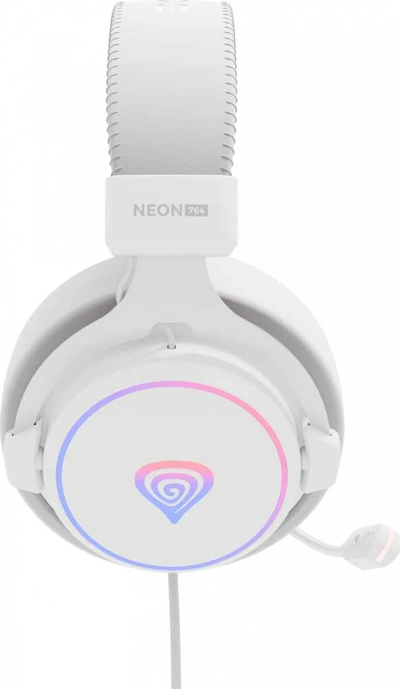 Ausinės Genesis Neon 764 RGB balta