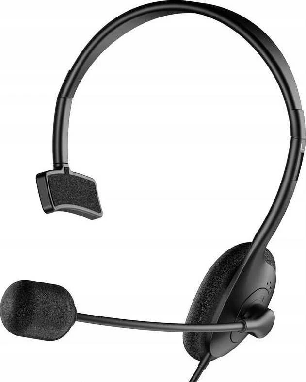 Genius HS-100U vienpusės USB ausinės su mikrofonu