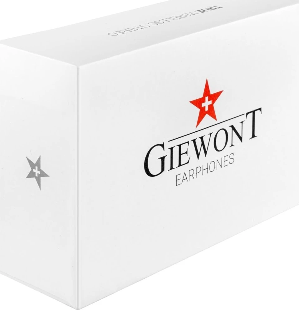 GIEWONT RealSound PRO Belaidės ausinės su ANC ir ENC GWS800-2 Baltos