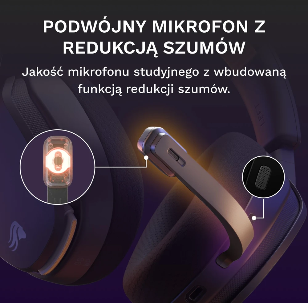 Ausinės Glorious GHS Belaidės InfinitePlay Juoda (GLO-A-5-PC-BLK)