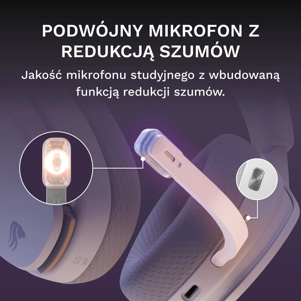Ausinės Glorious GHS Belaidės InfinitePlay Balta (GLO-A-5-PC-WHT)