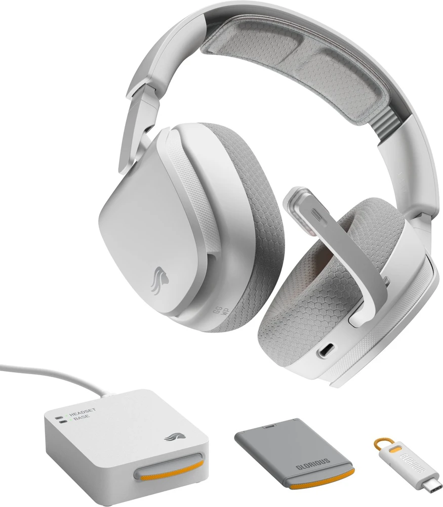 Ausinės Glorious GHS Belaidės InfinitePlay Balta (GLO-A-5-PC-WHT)
